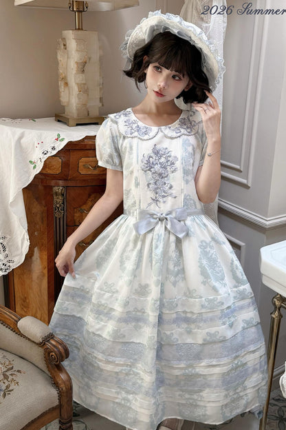 Robe d'été princesse élégante + chapeau