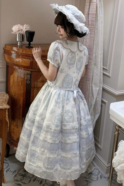 Robe d'été princesse élégante + chapeau