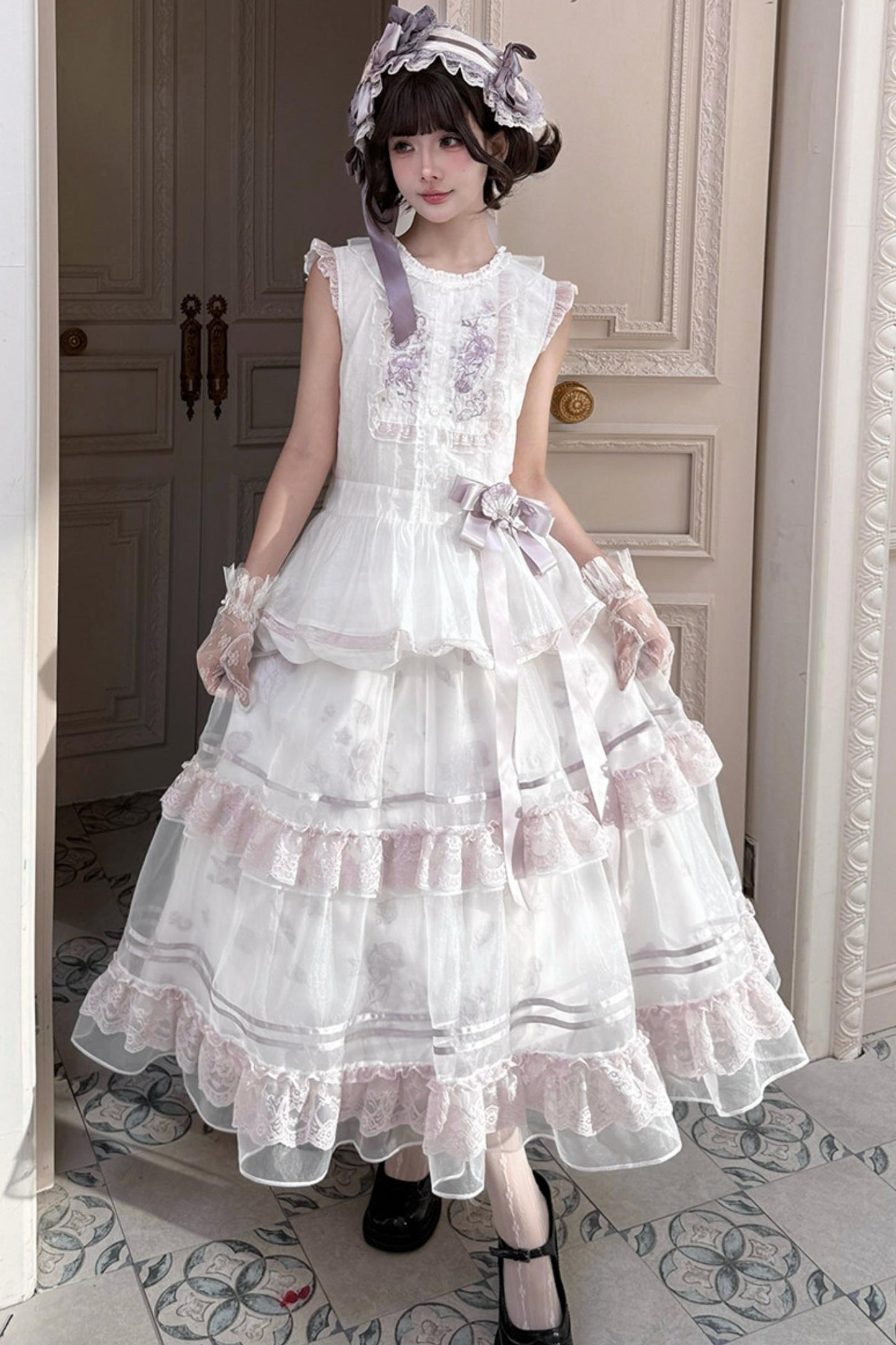 Floating Dream Layered Skirt + Top + Accessories