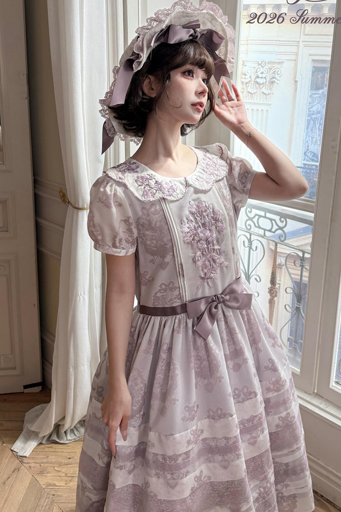 Robe d'été princesse élégante + chapeau