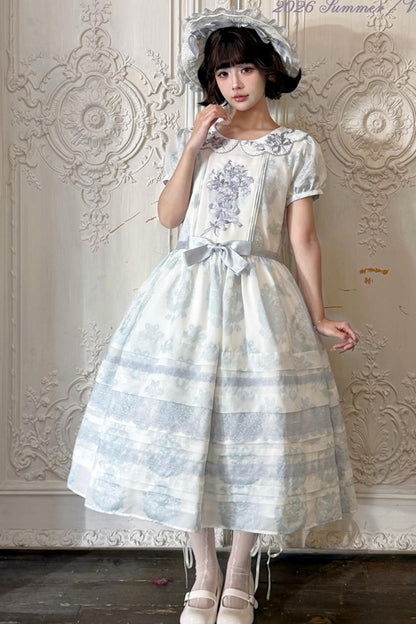 Robe d'été princesse élégante + chapeau
