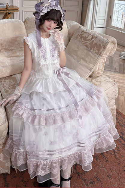 Floating Dream Layered Skirt + Top + Accessories