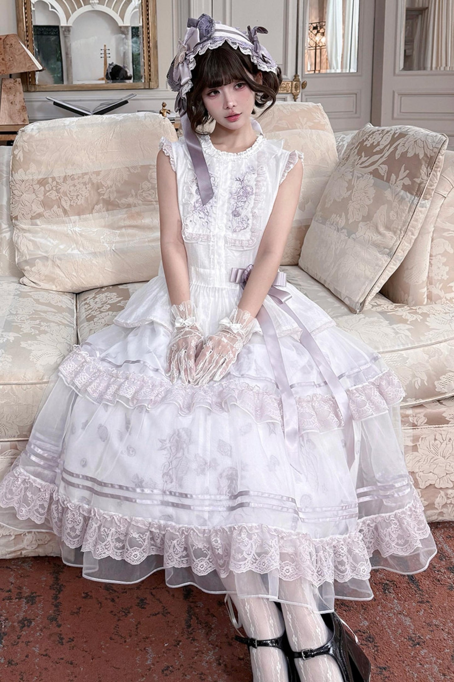 Floating Dream Layered Skirt + Top + Accessories