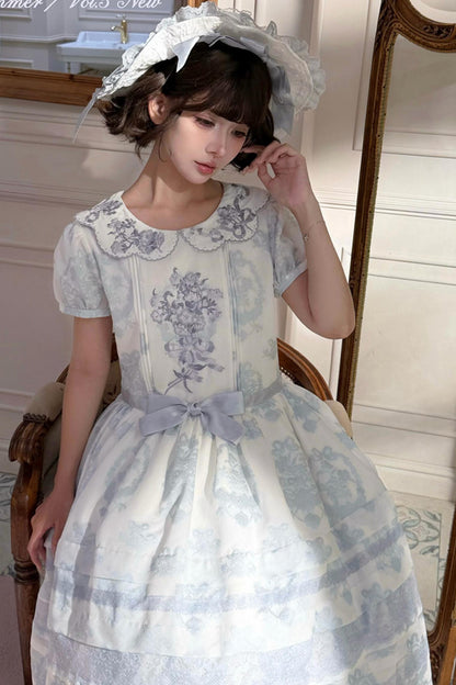 Robe d'été princesse élégante + chapeau