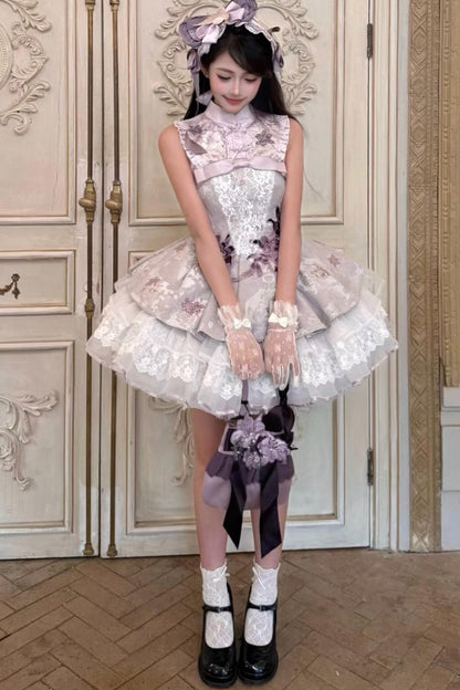 Floating Dream Layered Skirt + Top + Accessories