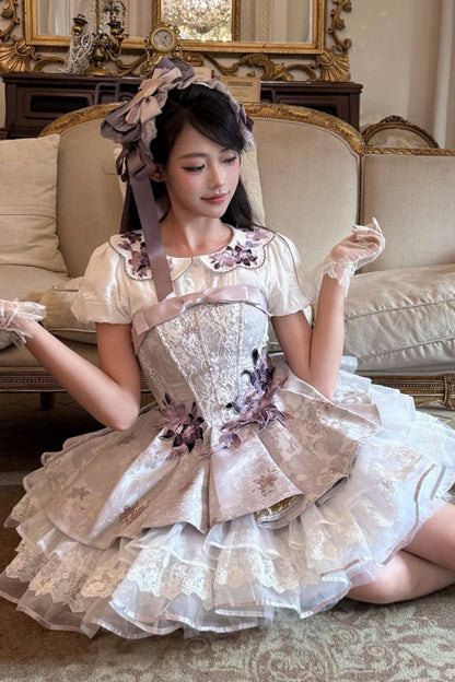 Floating Dream Layered Skirt + Top + Accessories