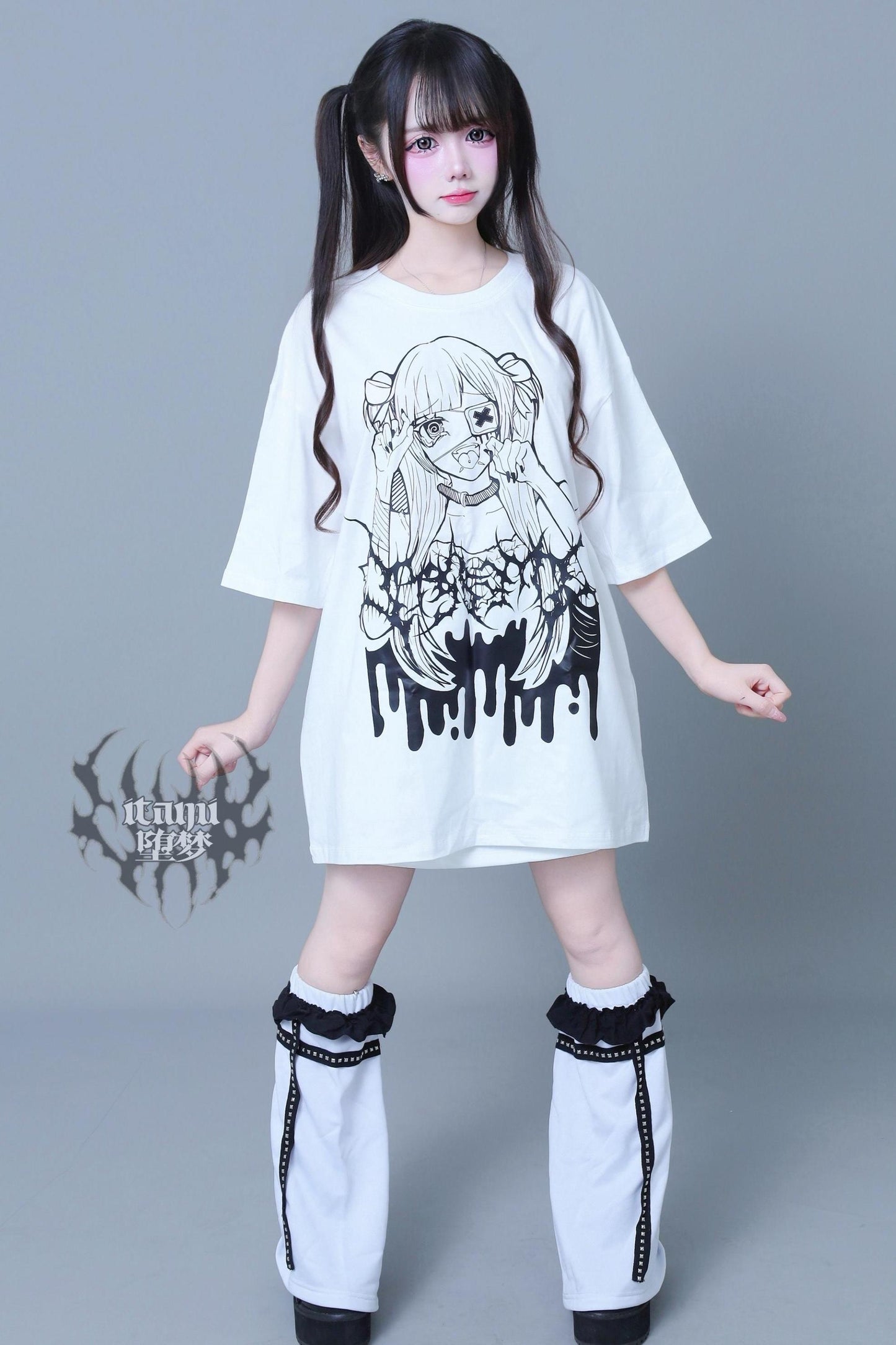 地雷サブカルプリントTシャツ