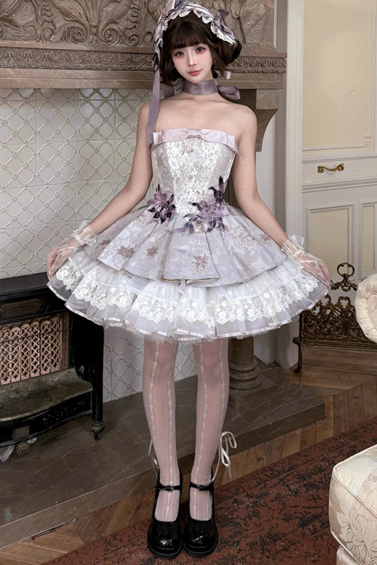 Floating Dream Layered Skirt + Top + Accessories