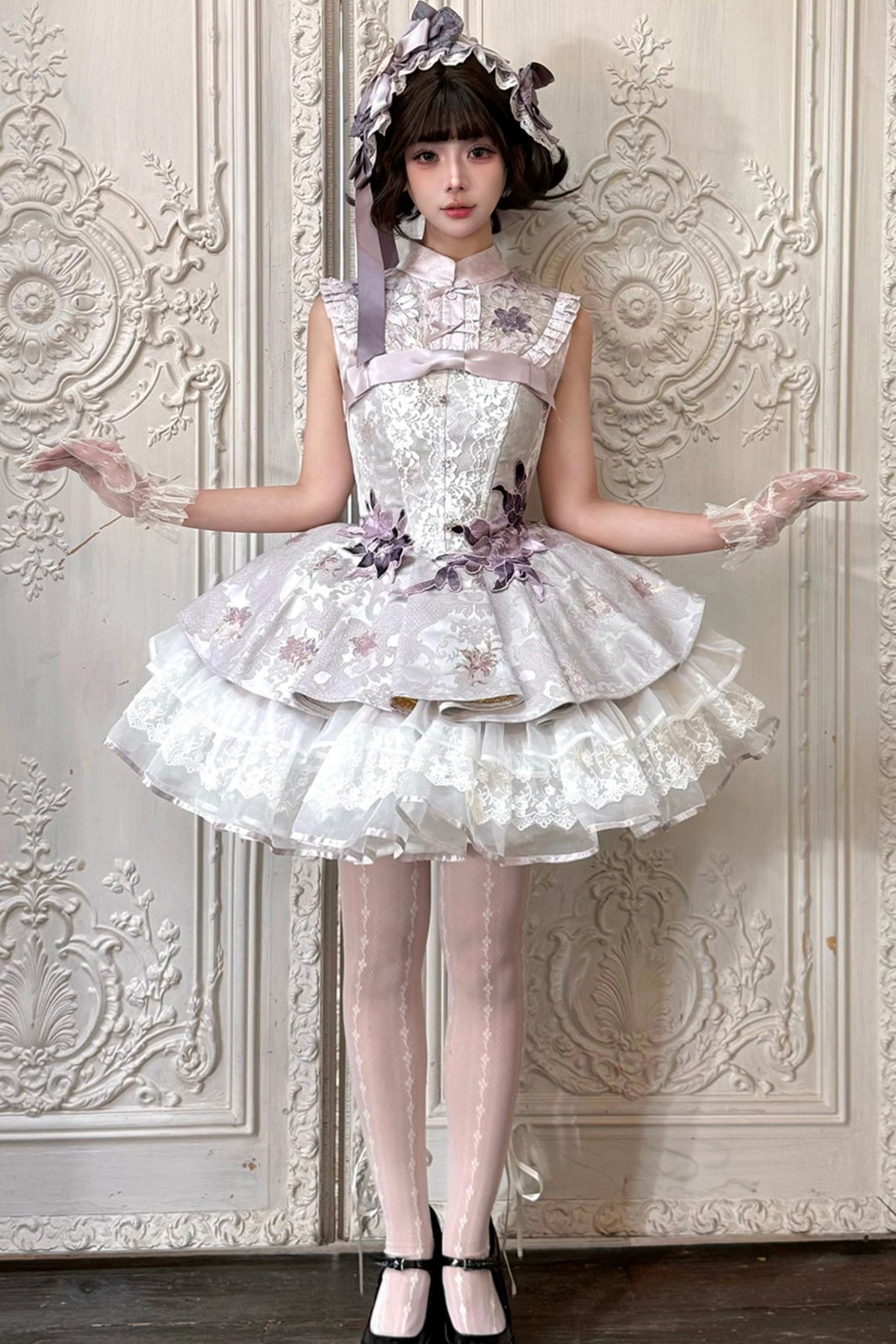 Floating Dream Layered Skirt + Top + Accessories