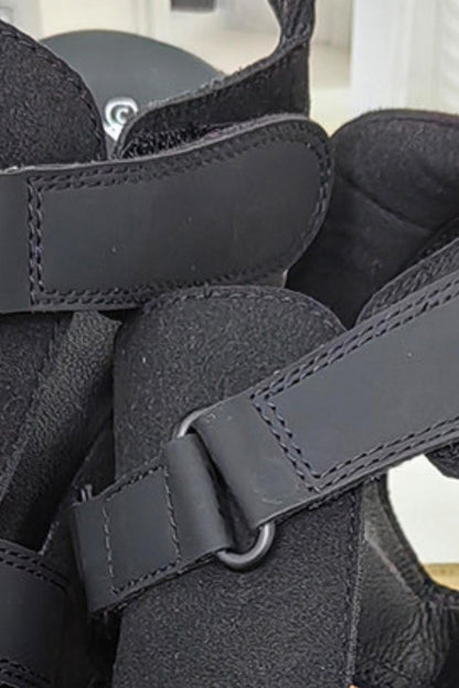 Dark Street Subculture Platform Sandals