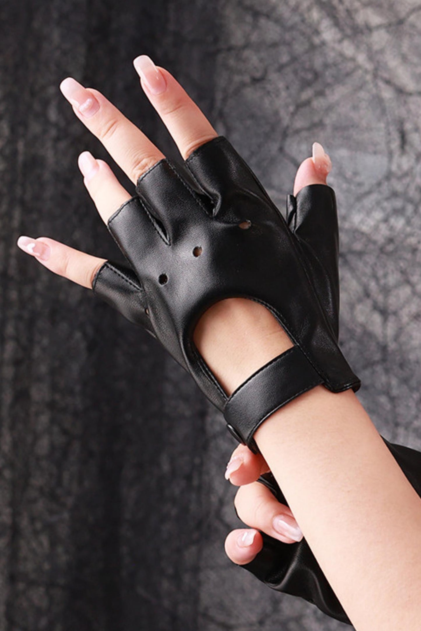 Gothic Leather Gloves