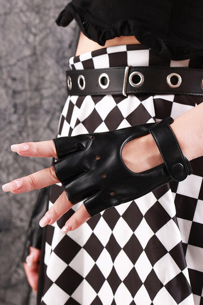 Gothic Leather Gloves