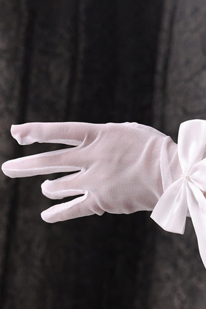 Lolita Lace Ribbon Gloves