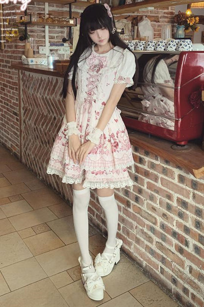 Cherry Bunny Lolita Skirt+Top