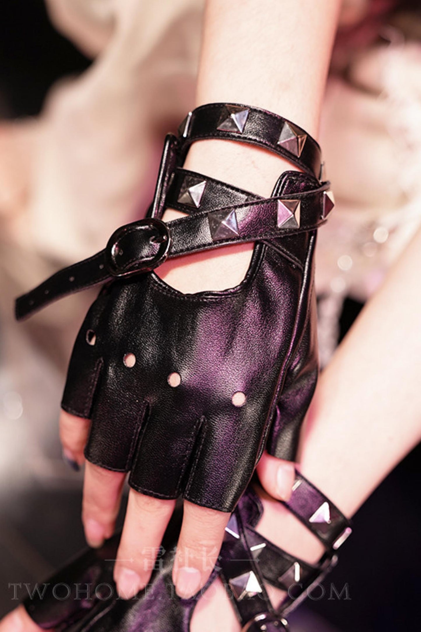 Punk Leather Gloves