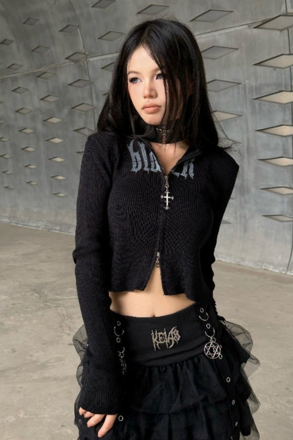 Long Sleeve Slim Lock Cardigan