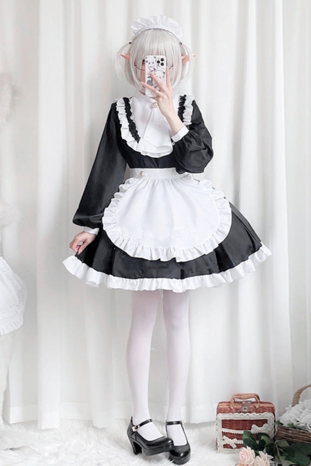 Black Classic Anime Made Dress