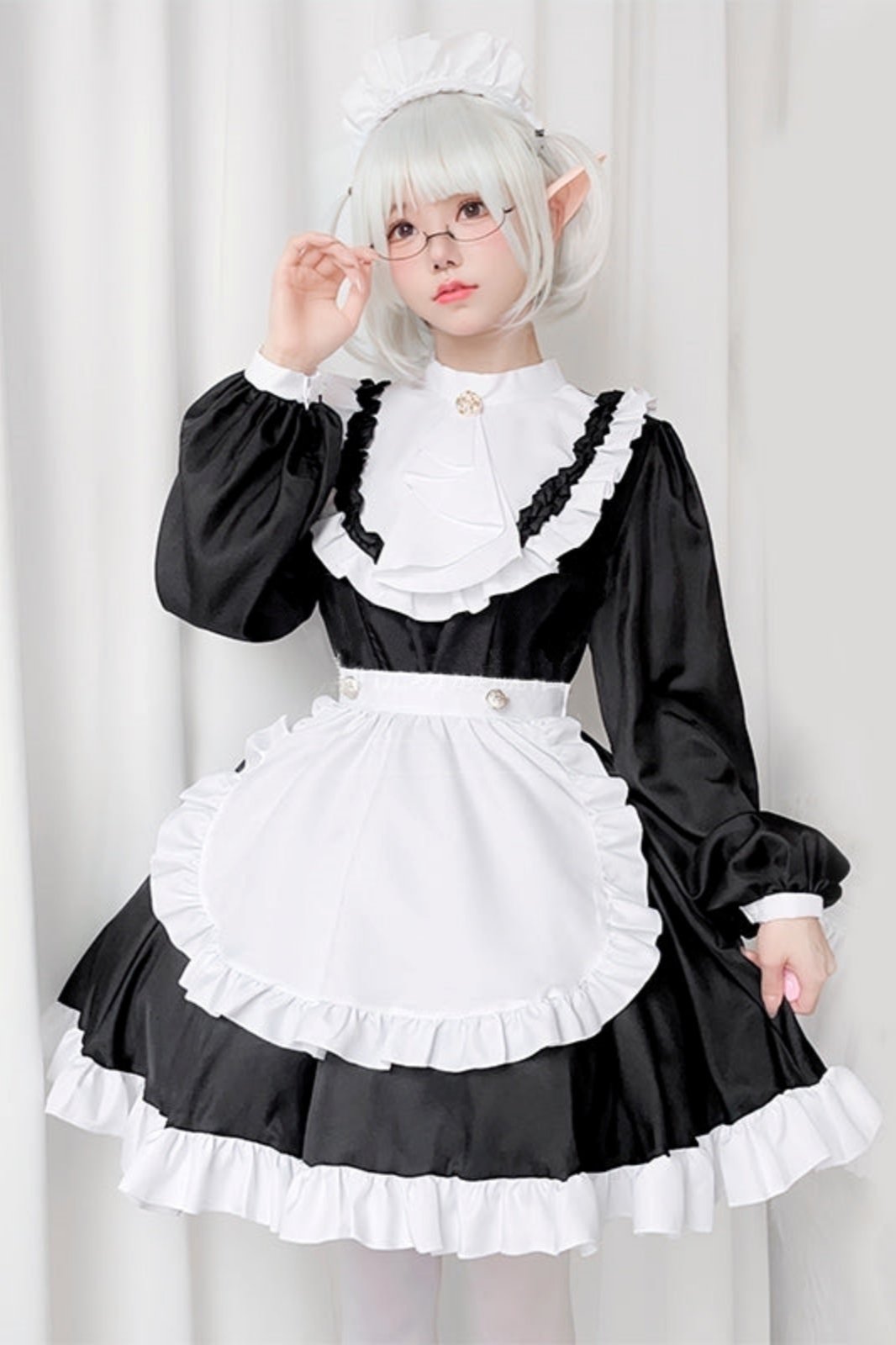 Black Classic Anime Made Dress