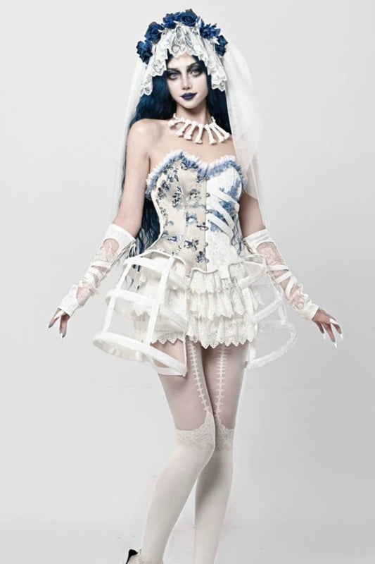 [Reservation product] Zombie Bride Gothic Race Col Set Set