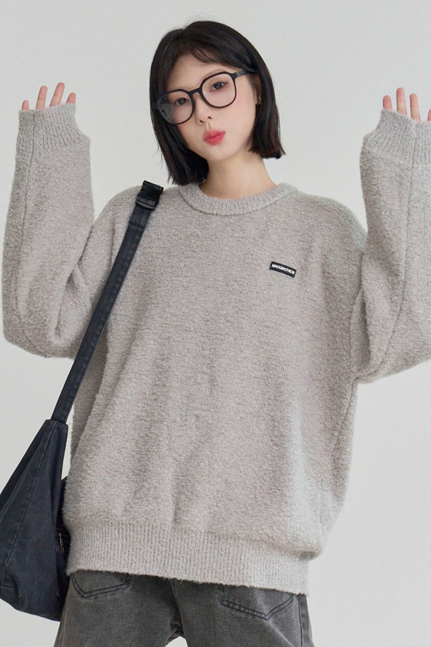 Plash crew neck sweater