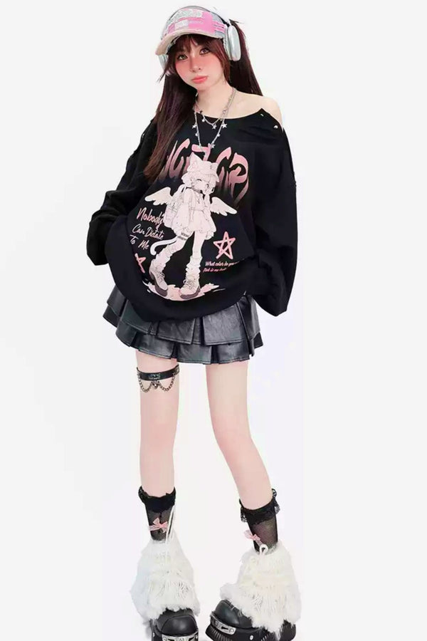 エンジェルキャットレディルーズY2Kスウェット