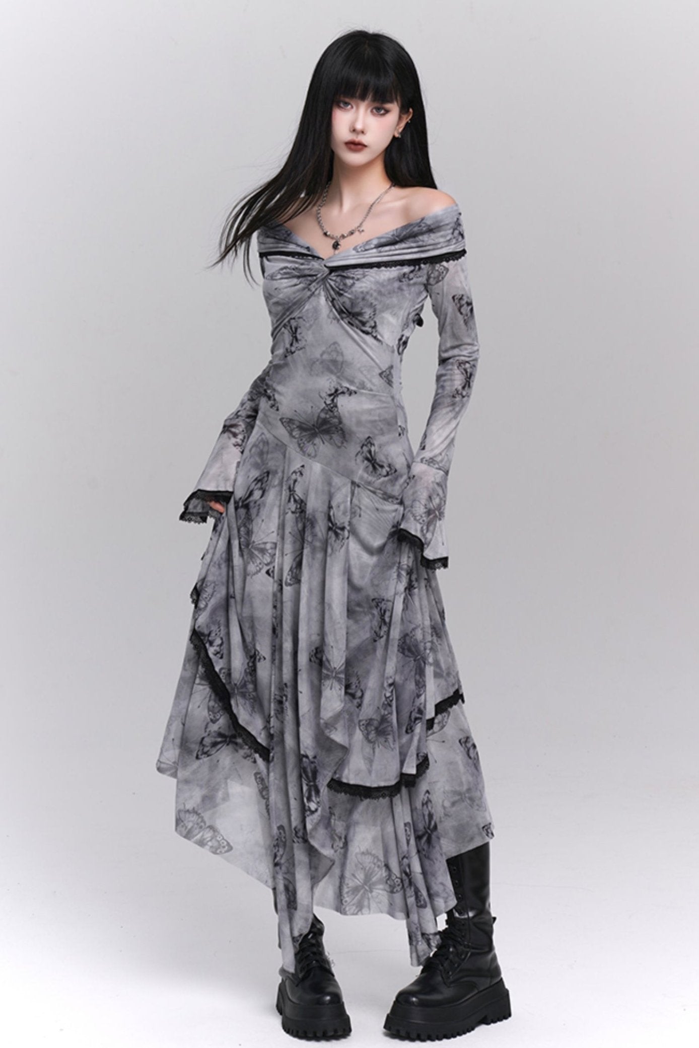 One-shoulder Atmosphere Dress