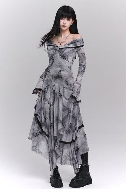 One-shoulder Atmosphere Dress