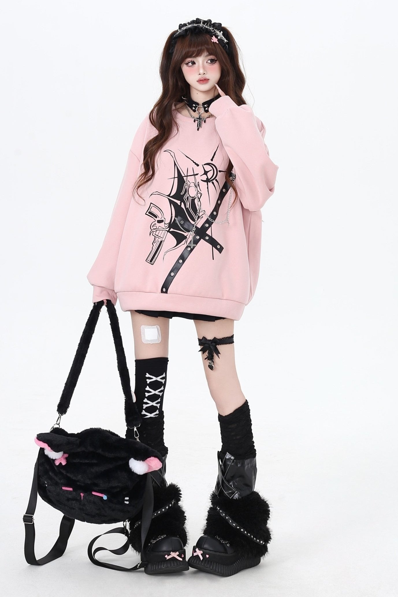 サブカルフリーススウェット