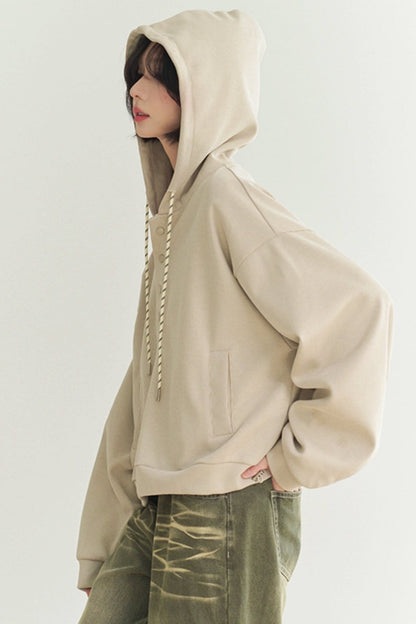 Hemdroosting hood sweatshirt