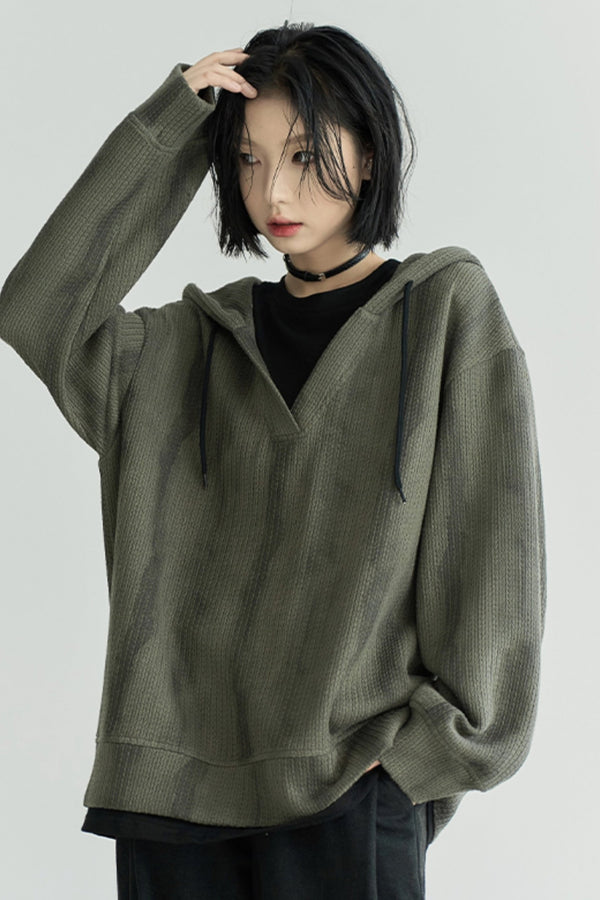 Spring Loose Hoodie Sweatshirt