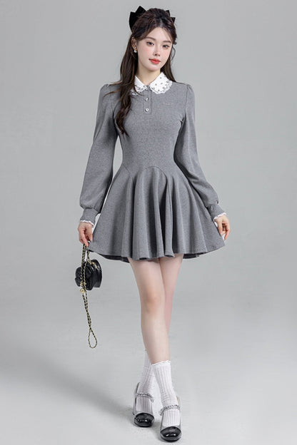 Gray Doll Nex Limnit Dress