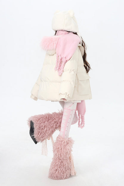 Sweet Velvet Far Collar Jacket