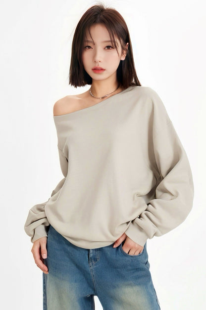 Off -shoulder scoop Nex wet shirt