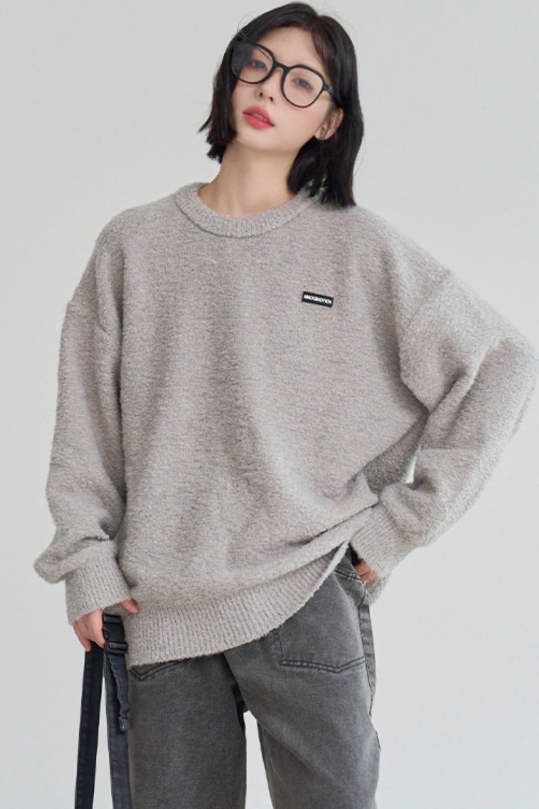 Plash crew neck sweater