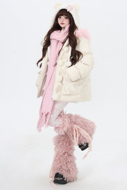 Sweet Velvet Far Collar Jacket