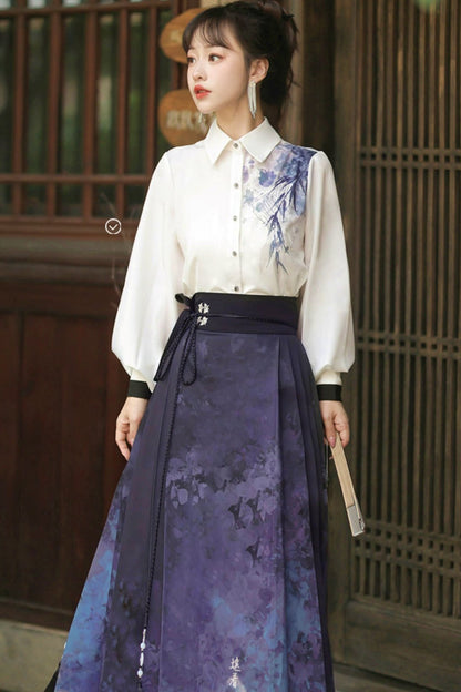 Spring Hanfu Ink Mammence Cartro Set