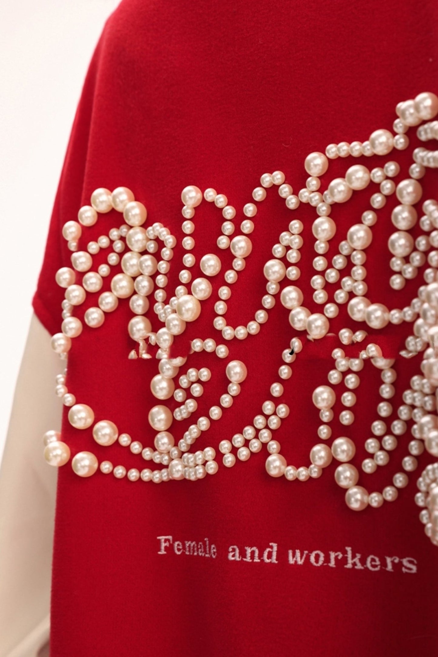 Pearl Embroiderie College Style Jacket