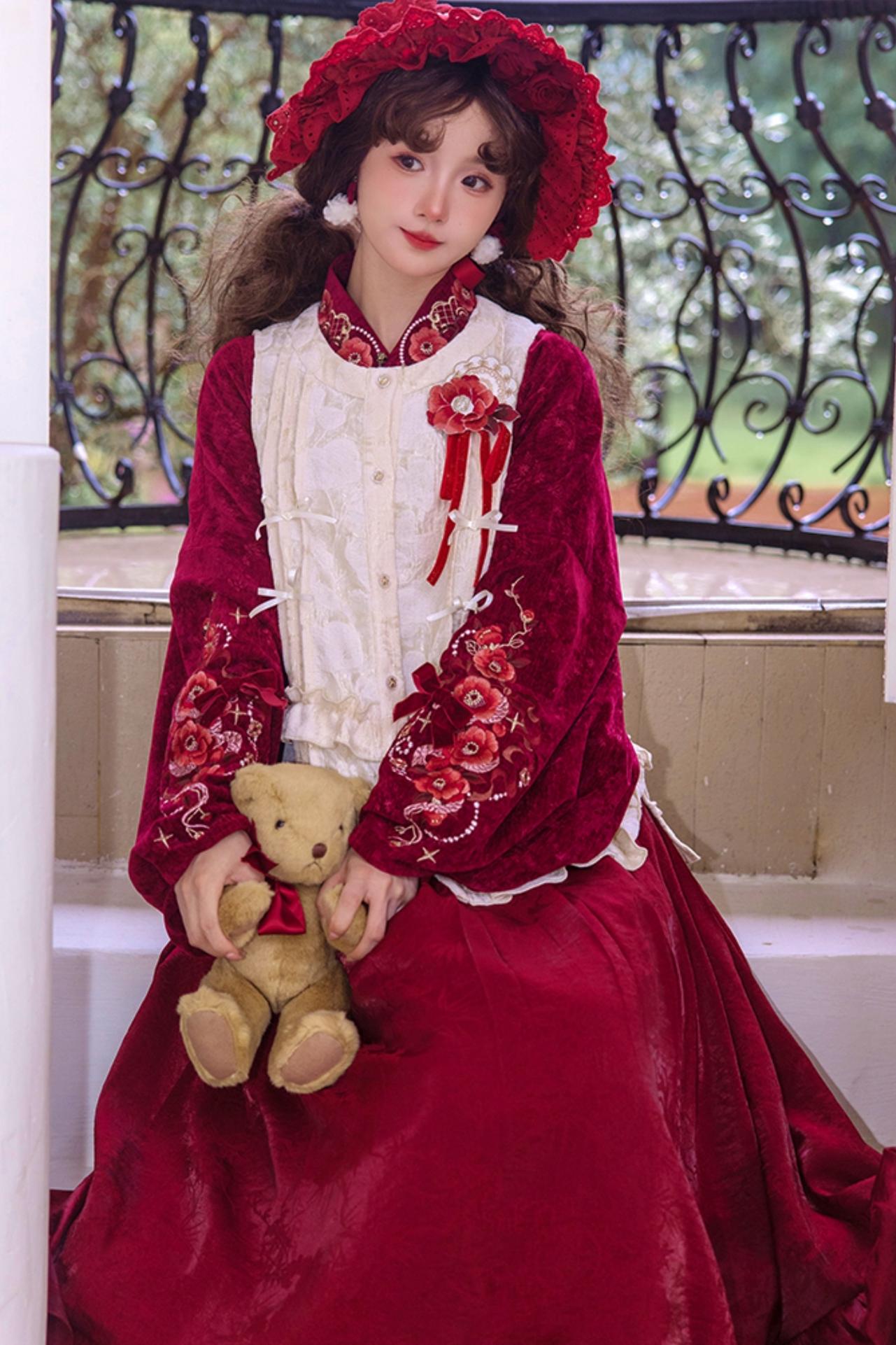 【予約商品】ナショナルスタイルハンエレメントドレスセットアップ