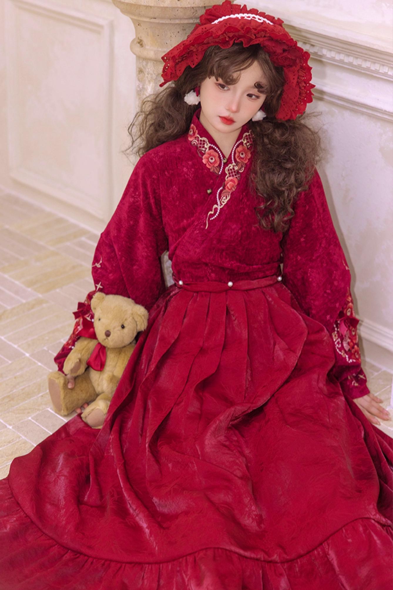 【予約商品】ナショナルスタイルハンエレメントドレスセットアップ