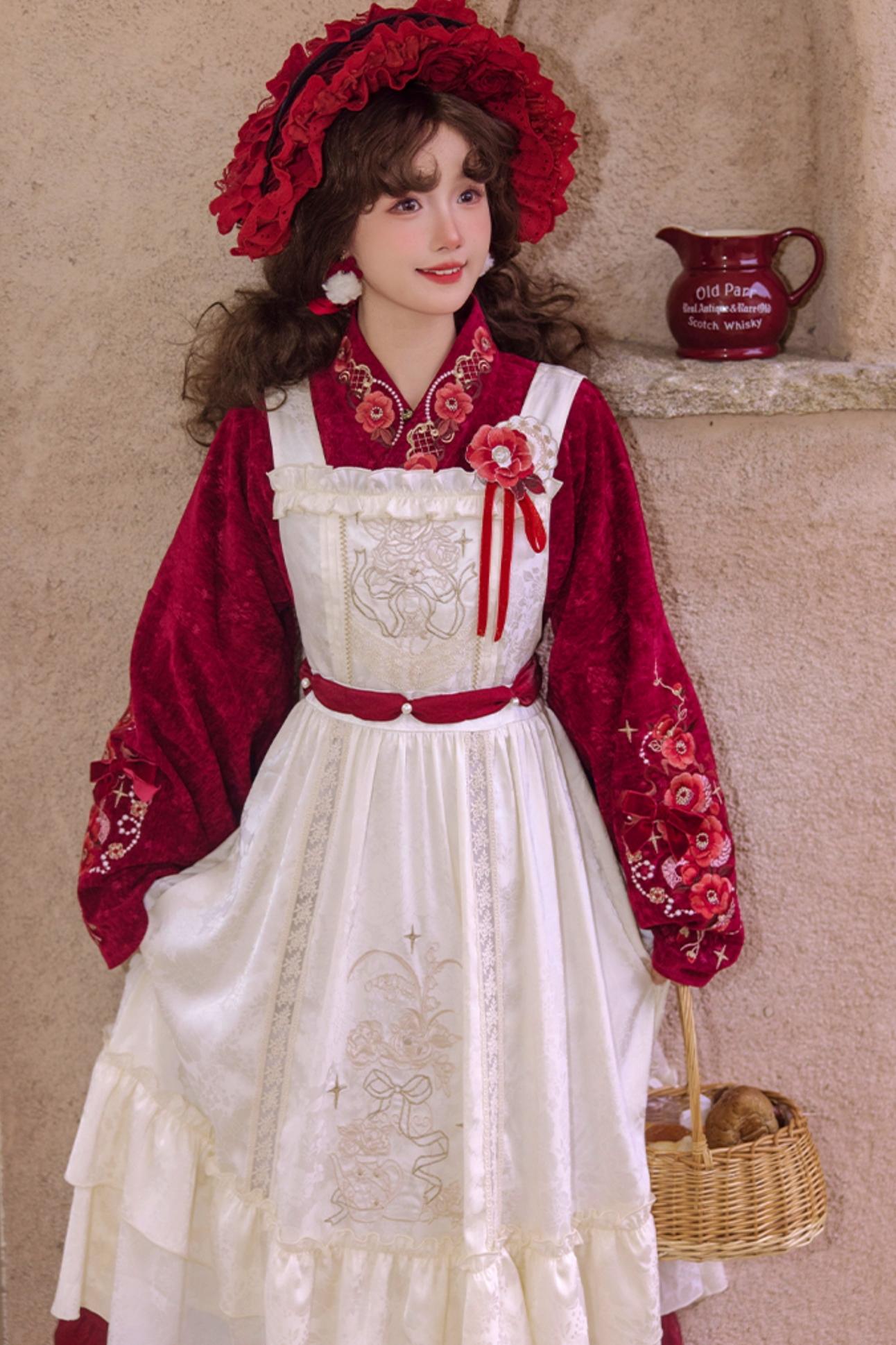 【予約商品】ナショナルスタイルハンエレメントドレスセットアップ