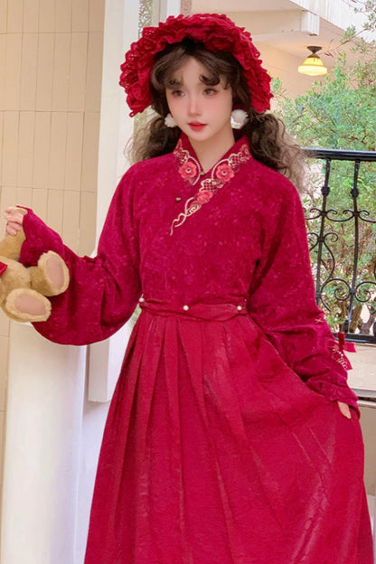 【予約商品】ナショナルスタイルハンエレメントドレスセットアップ