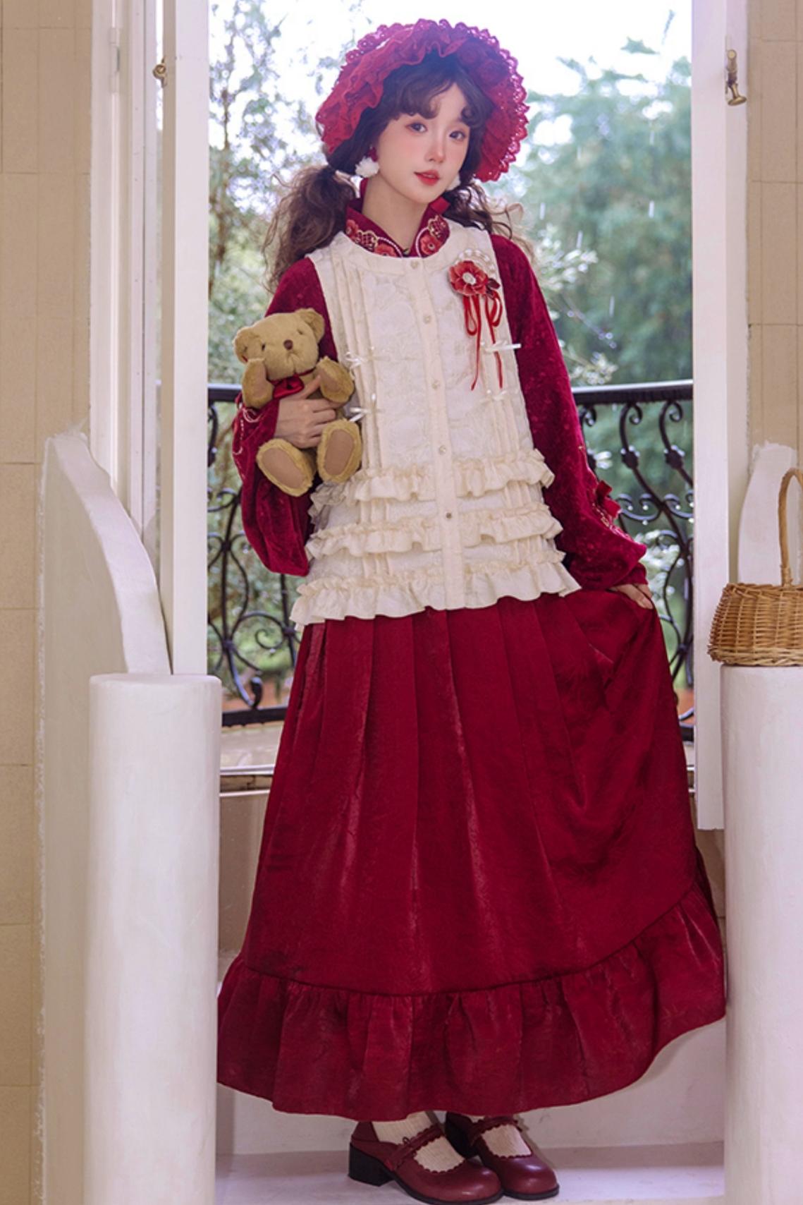 【予約商品】ナショナルスタイルハンエレメントドレスセットアップ