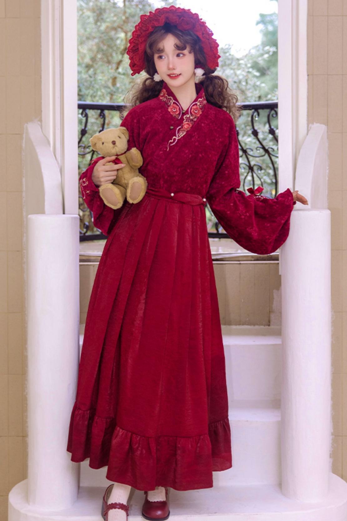 【予約商品】ナショナルスタイルハンエレメントドレスセットアップ