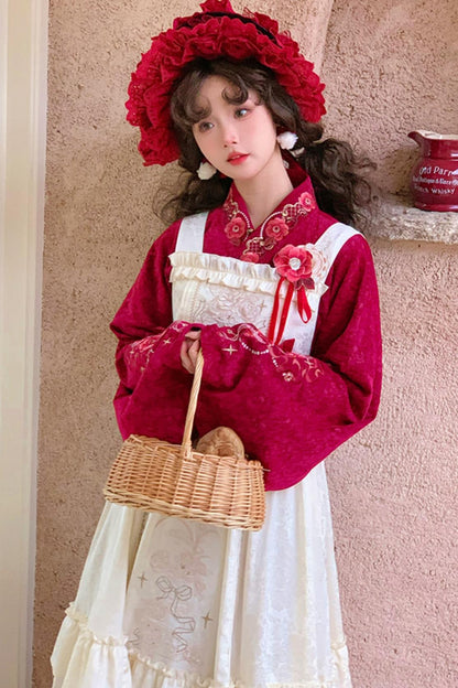 【予約商品】ナショナルスタイルハンエレメントドレスセットアップ