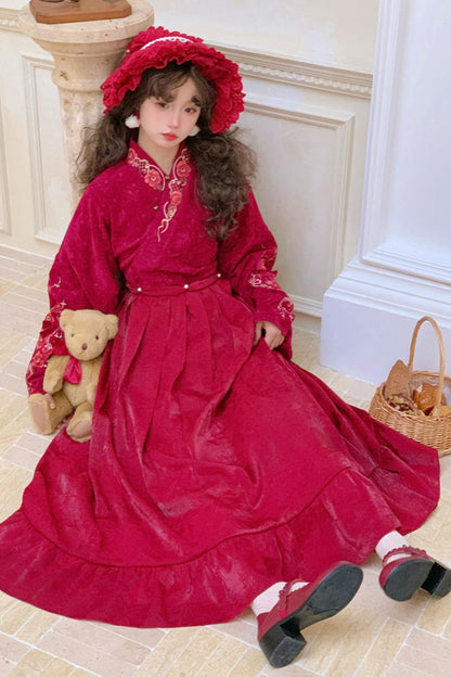 【予約商品】ナショナルスタイルハンエレメントドレスセットアップ