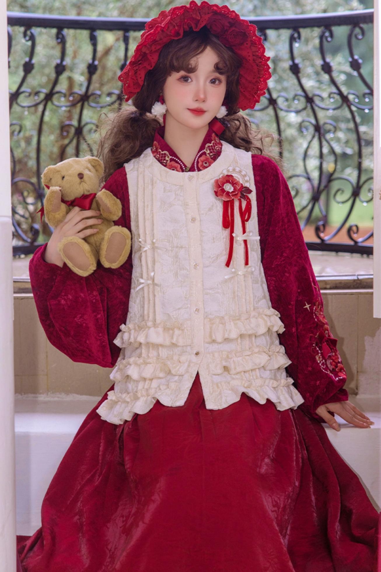 【予約商品】ナショナルスタイルハンエレメントドレスセットアップ