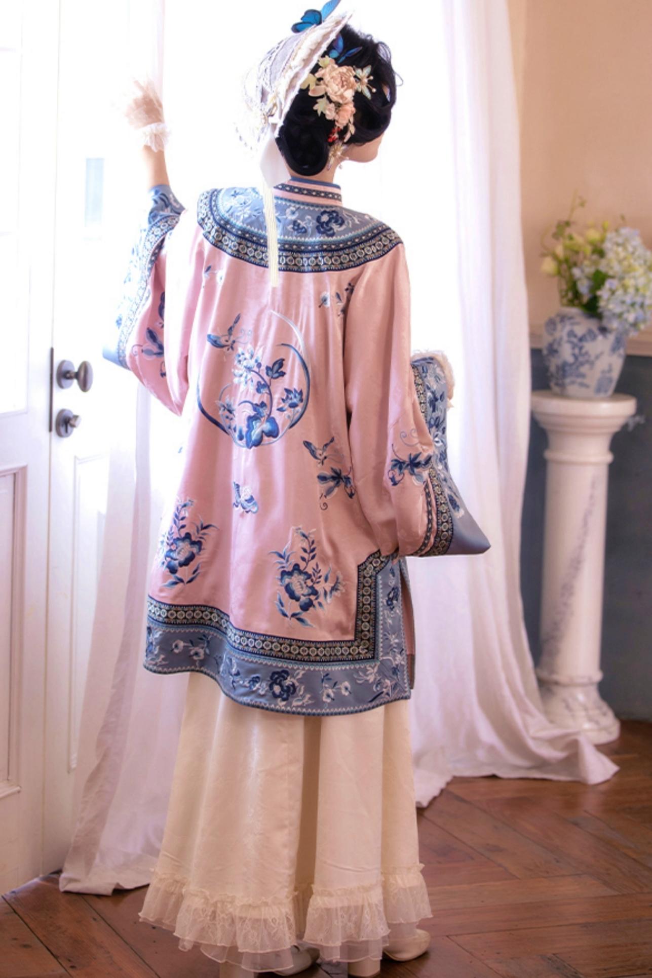 Elegant Embroidard Top Jackard Skirt Setup