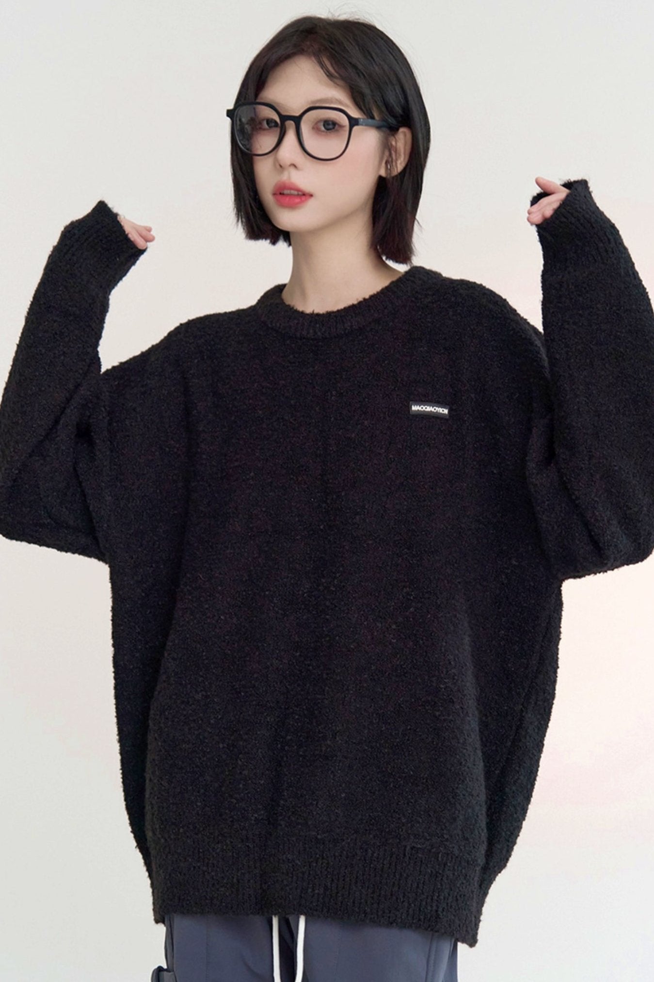 Plash crew neck sweater