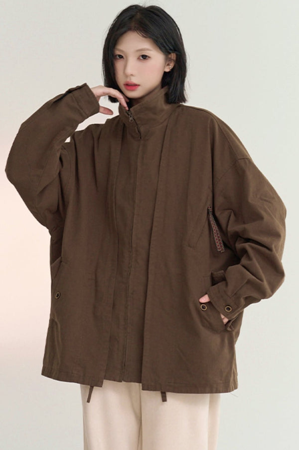 ルーズフィットワイドカラージャケット