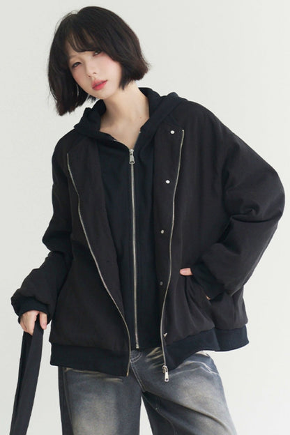 Loosfit Museum Baseball Jacket